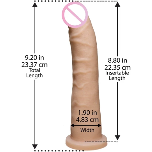 Фаллоимитатор Doc Johnson Platinum TRUSKYN - The Tru Ride Slim 9 Inch