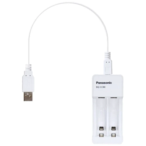Panasonic Basic USB Charger + Eneloop 2xAA 1900 mAh NI-MH (K-KJ80MCC20USB) фото 4