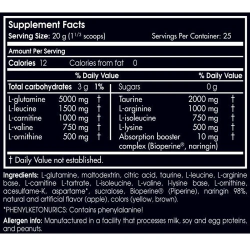 Аминокислота для спорта Scitec Nutrition Amino Magic 500 g /25 servings/ Apple: Вкус Яблоко