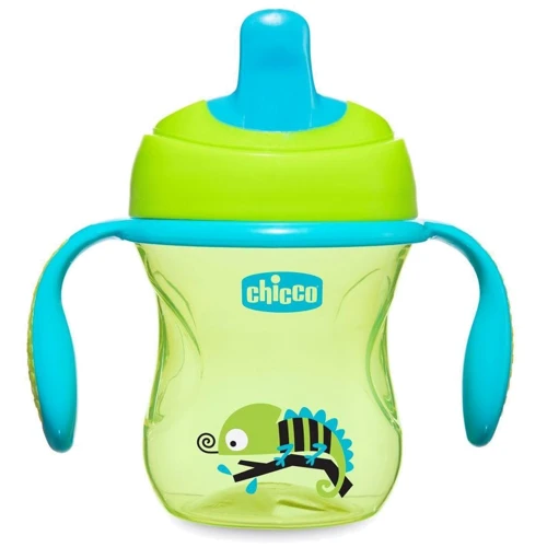 Поильник непроливайка Chicco Training Cup 200 мл 6м+ зеленый (06921.20.04)
