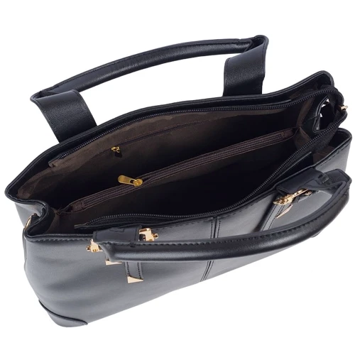 Жіноча сумка тоут Monsen чорна (10245-black): Стать жіночий
