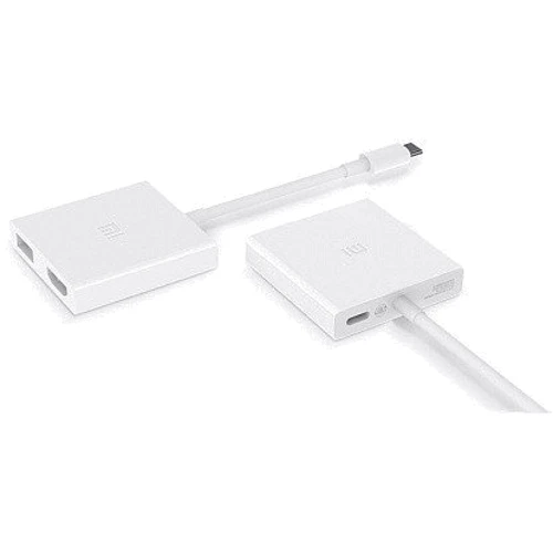 Адаптер Xiaomi Adapter USB-C to HDMI+USB-C+USB3.1 White (CUP4005CN): Цвет белый
