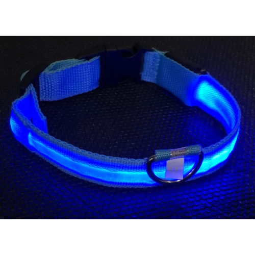 Ошейник с подсветкой UFT PET LED 1 Blue для собак на батарейках L (UFTPL1Lblue): Цвет синий
