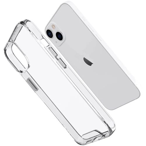 Чехол для iPhone TPU Case Space Transparent for iPhone 14 Plus: Материалы Термополиуретан