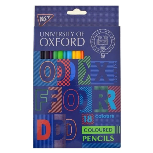 Олівці Yes 18 кольорів Oxford (290542)