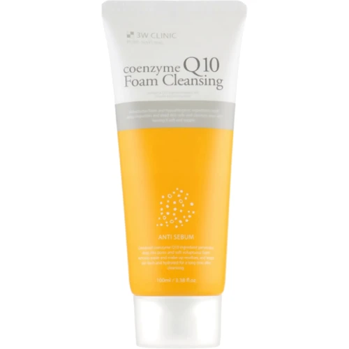 3W Clinic Coenzyme Q10 Foam Cleansing Пінка для вмивання з коензимом Q10 100 ml: Стать Для женщин