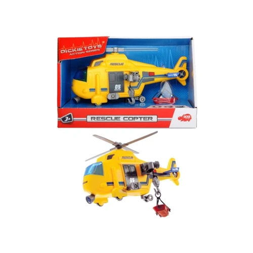 Функціональний вертоліт DICKIE TOYS "Рятувальна служба" з лебідкою