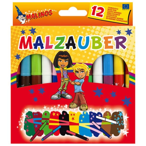 Фломастери чарівні міняють колір MALINOS Malzauber (MA-300005)