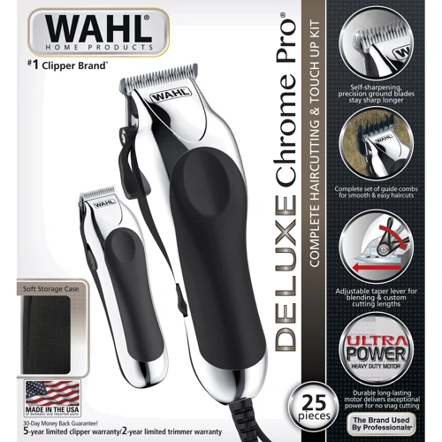 Машинка для стрижки (триммер) Wahl ChromePro DeLuxe 79524-2716