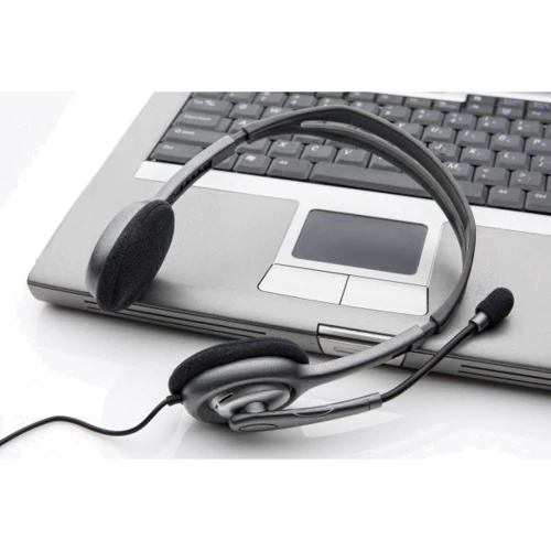 Наушники Logitech Stereo Headset H110 (981-000271): Чувствительность (дБ) 58 дБ