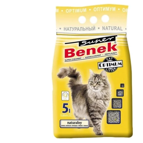 Бентонитовый наполнитель Super Benek Optimum Line Natural натуральный 5л (5905397012627)
