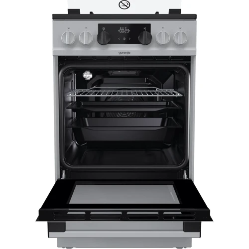 Плита комбінована Gorenje K5341SJ: Управління механическое, сенсорное