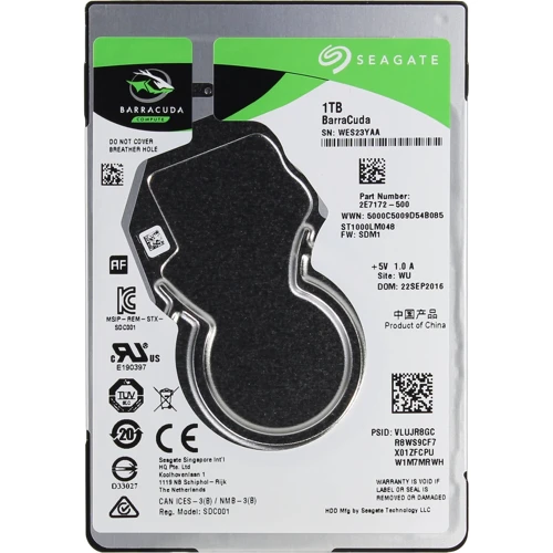 Внутрішній жорсткий диск Seagate BarraCuda ST1000LM048 UA