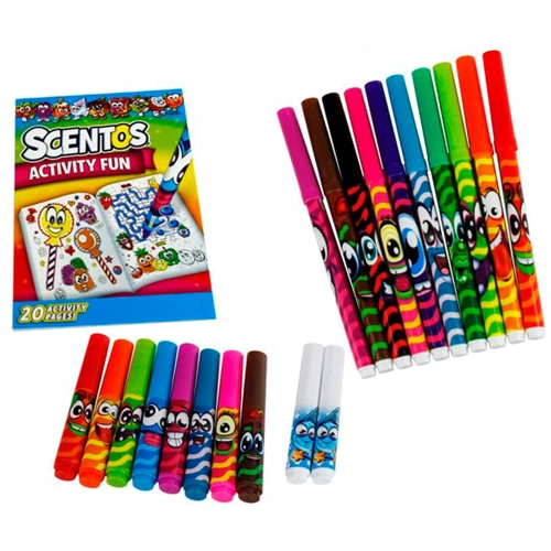 Ароматний набір для творчості Scentos Чарівні маркери (24019)