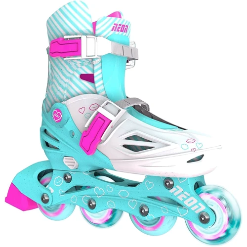 Роликовые коньки NEON Combo 2в1, размер 34-37, бирюзовый (NT10T4)