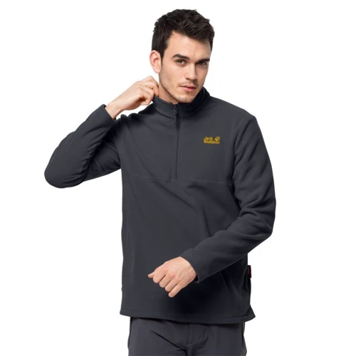 Толстовка Jack Wolfskin Gecko M 1709521-6350 48 темно-серая: Вид Толстовки