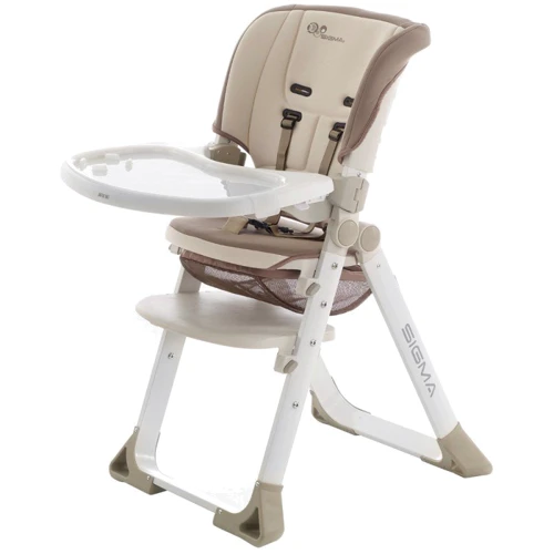 Стульчик для кормления Jane SIGMA бежевый с коричневым (6280/R19)