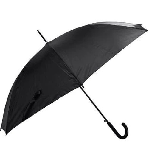 Зонт-трость мужской полуавтомат Happy Rain черный (U77052)