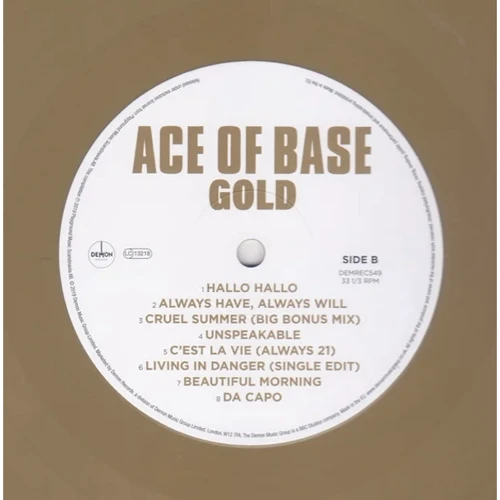 LP I-DI Ace Of Base: Gold - Gold Vinyl (LP0067) фото 4
