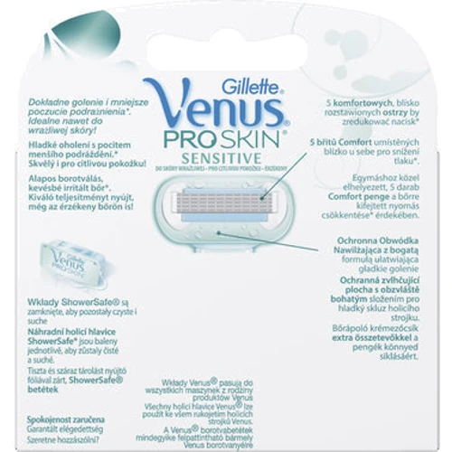 Gillette Venus Proskin Сменные кассеты для бритья для чувствительной кожи 4 шт.: Вид Сменные кассеты