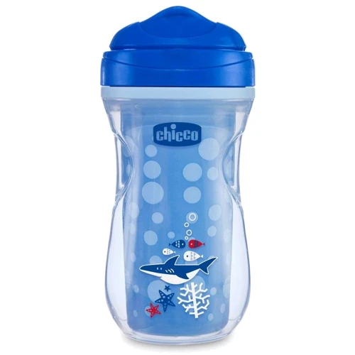 Поильник непроливний Chicco Active Cup 266мл 14м+ синій (06981.20.04)