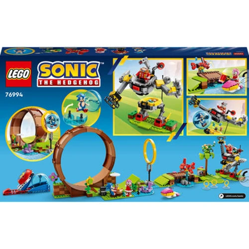 Конструктор LEGO Sonic the Hedgehog Соревнования петли Соника на зеленом холме (76994): Рекомендуемый возраст 8+