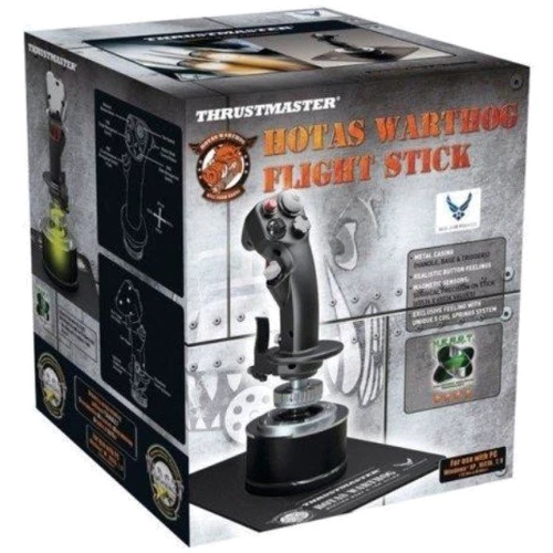 Игровой руль Thrustmaster Hotas Warthog Flight Stick (2960738): Материал оплетки руля Пластик