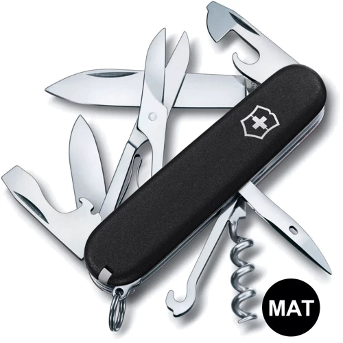 Мультитул Victorinox CLIMBER MAT чорний матовий лак (Vx13703.3_M0007p): Тип мини-мультитул