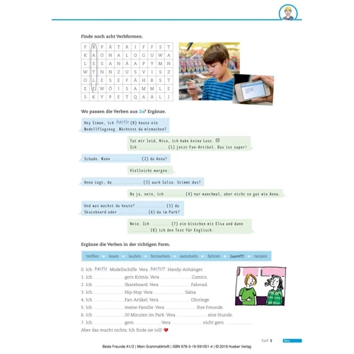 Beste Freunde A1.2: Grammatikheft: Кількість сторінок 52