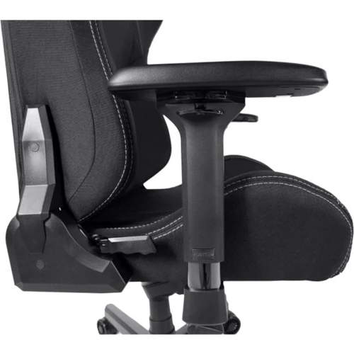 Крісло для геймерів HATOR Arc Fabric Jet Black(HTC-982): Оснащення З коліщатками, З хрестовиною, Поперековий валик, підлокітники, Підголівник