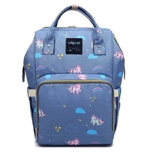 Рюкзак-сумка органайзер Cybee Baby-Mo для мам поні на синьому: Виробник Baby-Mo