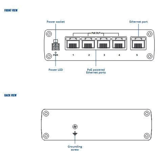 Мережевий комутатор Teltonika TSW100 (TSW100000000): Порти только Gigabit Ethernet (10/100/1000)
