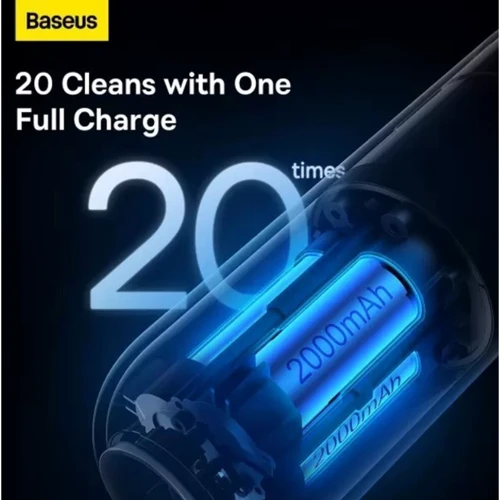 Автомобильный пылесос Baseus A2 Pro Car Vacuum Cleaner White (6000pa) (VCAQ040002) фото 9