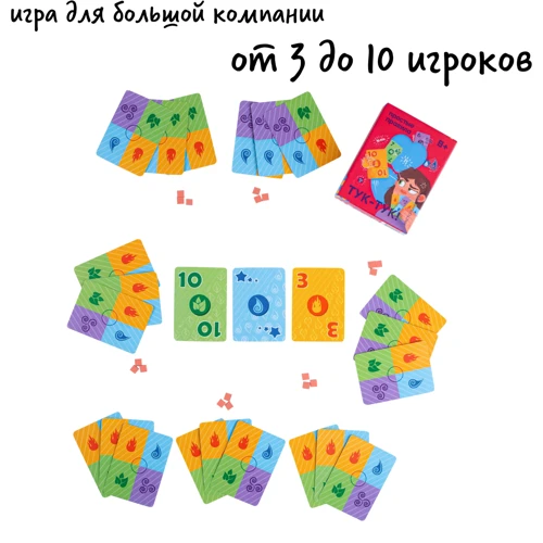 Настольная игра Простые правила Тук-тук!: Возраст от 8-ми лет