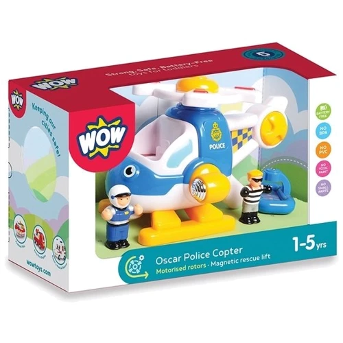 Полицейский вертолет Оскар WOW TOYS (10642) фото 8