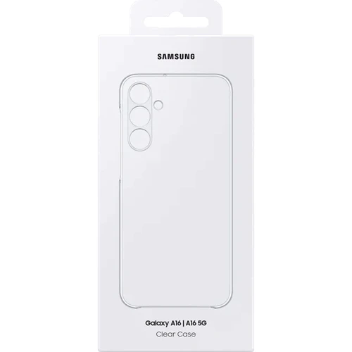 Чохол для телефона Samsung Clear Case Transparent (EF-QA166CTEGWW) для Samsung A166 Galaxy A16: Плівка в комплекті нет