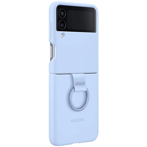 Чехол для телефонов Samsung Silicone Cover with Ring Arctic Blue (EF-PF721TLEGUA) for Samsung F721 Galaxy Flip 4