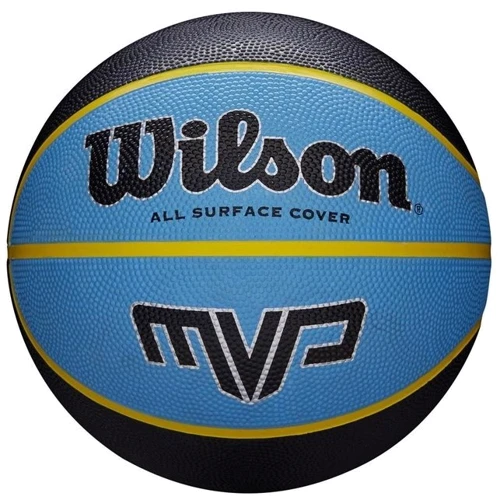 Мяч для игры Wilson MVP 275 black/blue баскетбольный size 5 (WTB9017XB05)