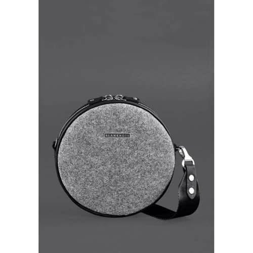 Женская сумка через плечо BlankNote черная (BN-BAG-23-felt-g): Тип Сумки