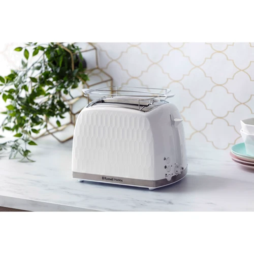 Тостер Russell Hobbs 26060-56 Honeycomb White: Материал корпуса Пластик