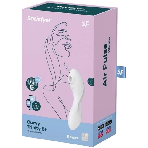 Вибратор Satisfyer Curvy Trinity 5+ white