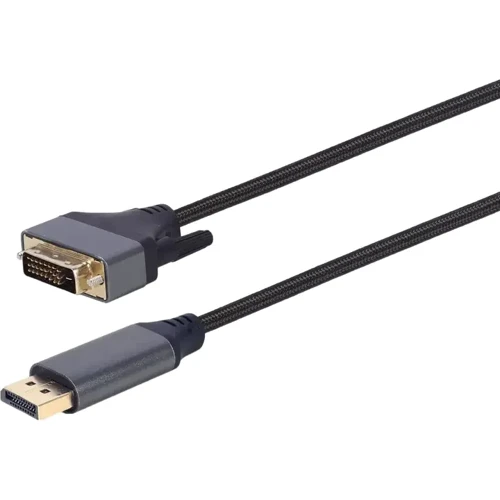 Кабель и переходник Cablexpert DisplayPort DVI Full HD 60 Гц 1.8 м (CC-DPM-DVIM-6): Тип кабель