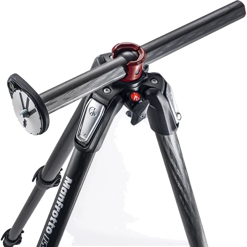 Manfrotto 055 Aluminum 3-Section Tripod Kit with Horizontal Column and 3-Way Head (MK055XPRO3-3W): Максимальна висота 183 см