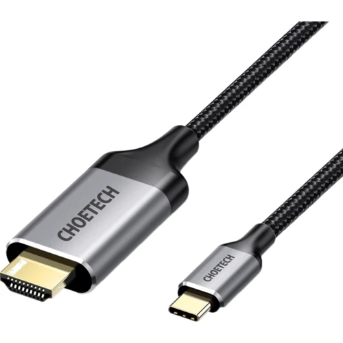 Кабель і перехідник Choetech HDMI - USB Type-C (M/M), 1.8 м, Grey (CH0021-BK)
