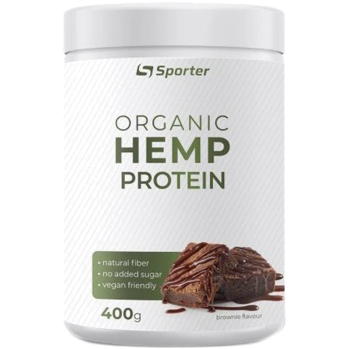 Протеин Sporter Hemp Protein 400 g /15 servings/ Brownie