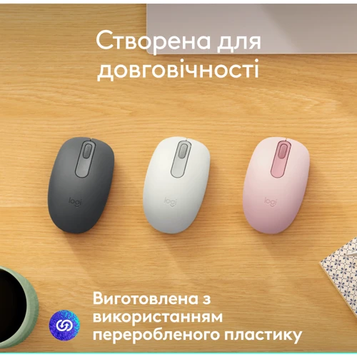 Мышь Logitech M196 Bluetooth Grey (910-007459): Интерфейс подключения Bluetooth