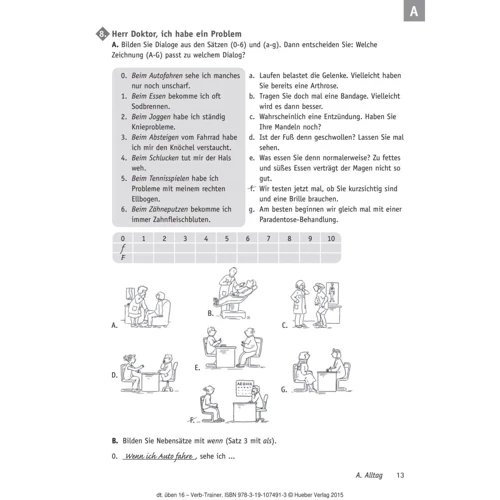 Deutsch üben: Verb-Trainer: Das richtige Verb in der richtigen Form: ISBN 9783191074913, 978-3-19-107491-3