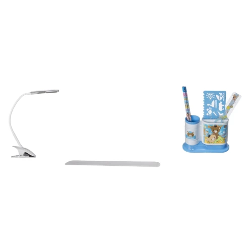 Накладка-барьер EVO-511 + Настольный набор EVO-2403001 BL + Лампа светодиодная Evo-Led-308 W: Производитель Mealux+Evo-кids