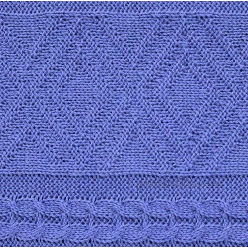 Плед Прованс ажурный лавандовый 170х130 см (12496)