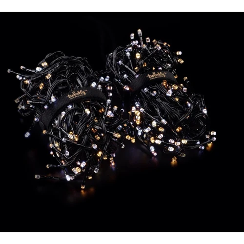 Smart LED Гирлянда Twinkly Strings AWW 400_ BT+WiFi_ Gen II_ IP44_ кабель черный: Применение Для улицы
